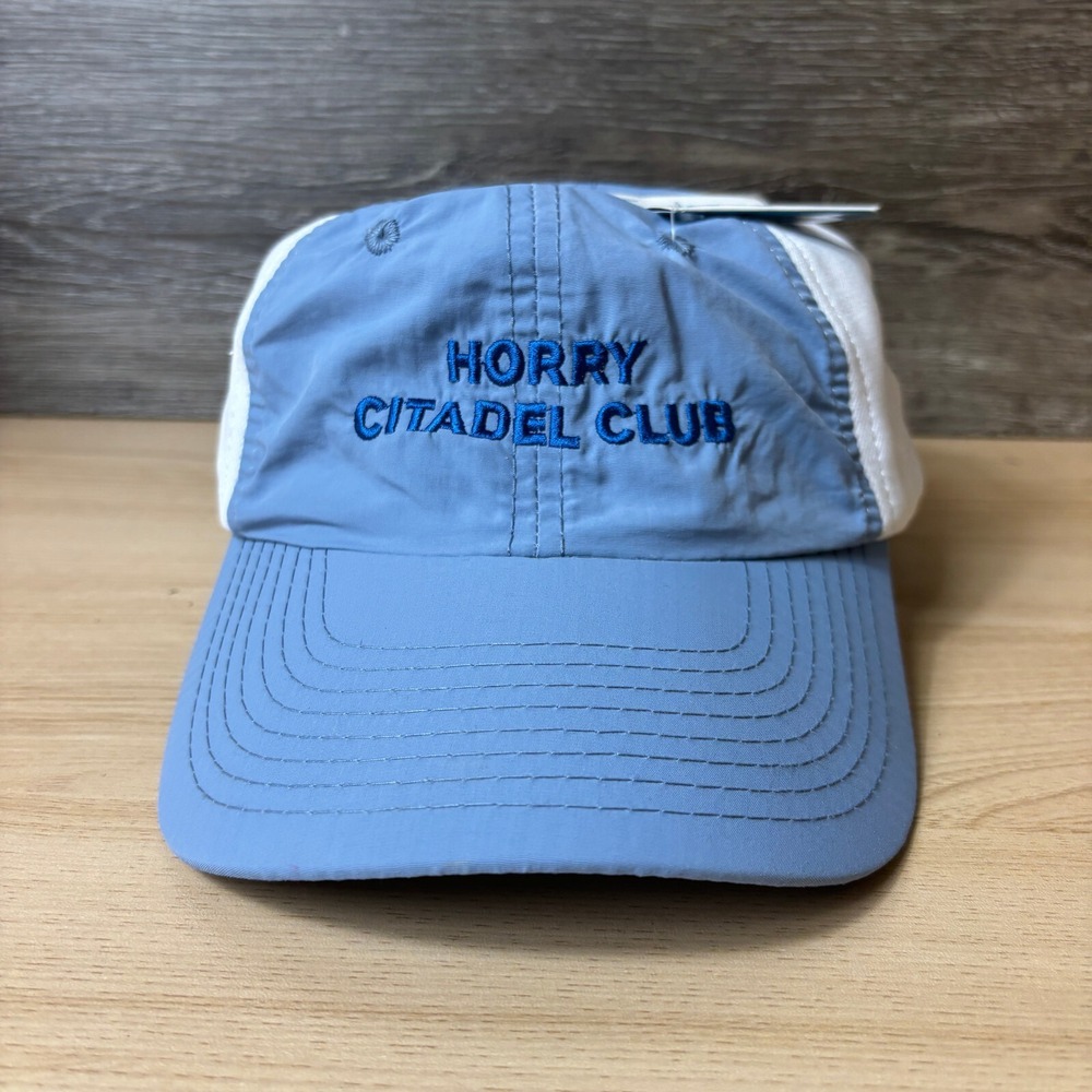 Horry Citadel Club Hat Cap Strap Back Blue Performance NWT